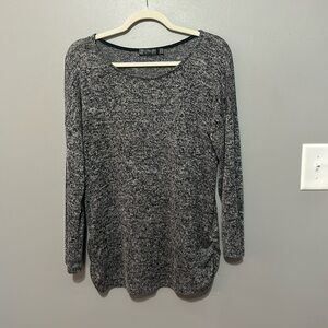 Tutta Bella Maternity (fits like regular) Marled Sweater 3/4 Sleeves L EUC